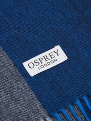 Osprey London Blue The Derby Cashmere Scarf - Image 3 of 7