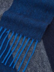 Osprey London Blue The Derby Cashmere Scarf - Image 4 of 7