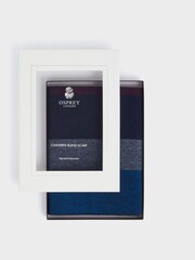 Osprey London Blue The Derby Cashmere Scarf - Image 6 of 7