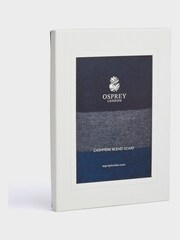 Osprey London Blue The Derby Cashmere Scarf - Image 7 of 7