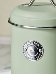 Set of 3 Sage Green Badge Storage Jars - Image 3 of 4
