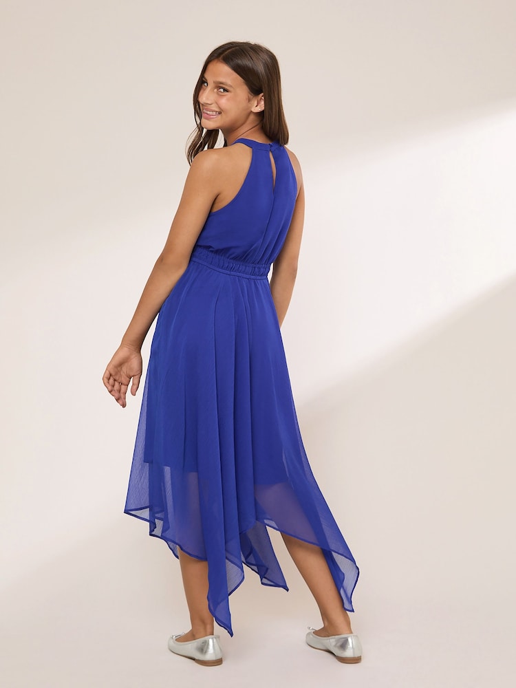 Kobaltblau - Lipsy Festliches Neckholder-Kleid mit Hanky-Saum (5-16 Jahre) - Bild 2 von 6 Kobaltblau - Lipsy Festliches Neckholder-Kleid mit Hanky-Saum (5-16 Jahre) - Bild 2 von 6