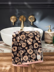 Brown Leopard Animal Pattern 100% Cotton Towel - Image 1 of 3