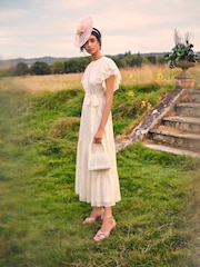 LK Bennett Cream Silk Rich Maxi Dress - Image 1 of 5