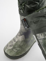 Khaki Camo Cuff Wellies - Image 3 of 5