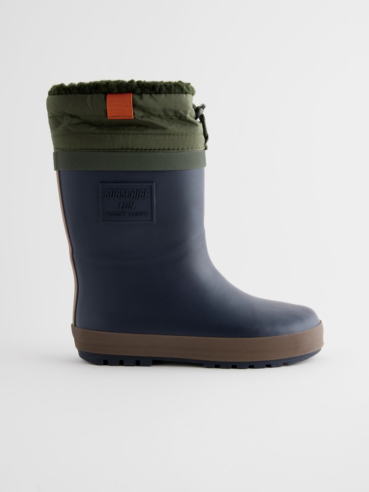 Colour Block Cuff Wellies - Image 2 of 6