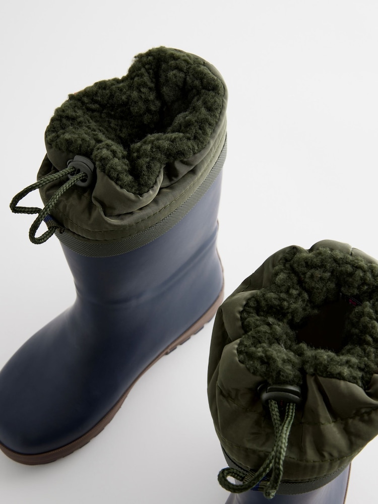 Colour Block Cuff Wellies - Image 3 of 6