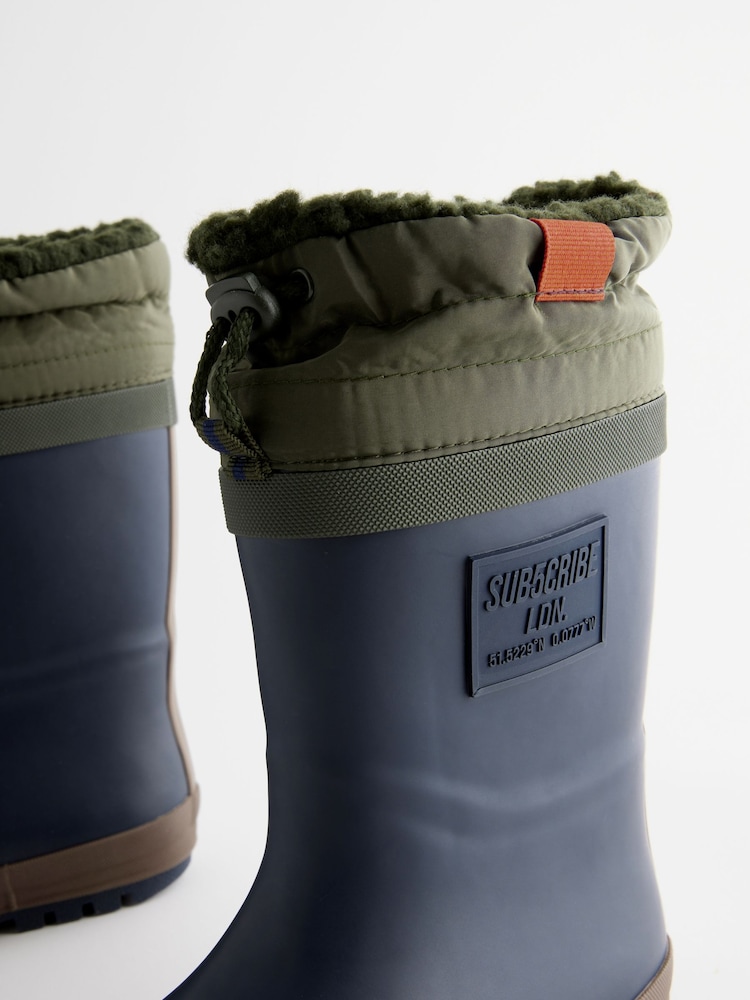 Colour Block Cuff Wellies - Image 4 of 6