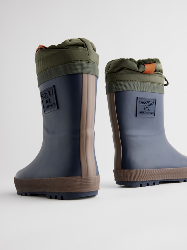 Colour Block Cuff Wellies - Image 5 of 6