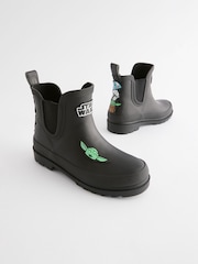 Black Star Wars Ankle Wellies - Image 1 of 4