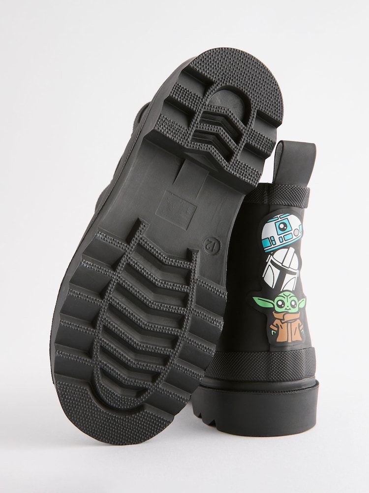 Black Star Wars Ankle Wellies - Image 2 of 4