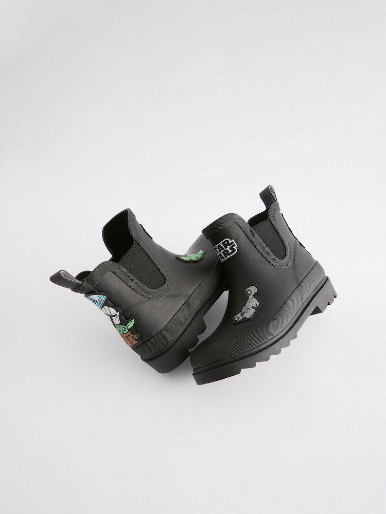 Black Star Wars Ankle Wellies - Image 4 of 4