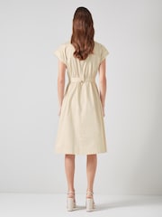 LK Bennett Ivy Cotton Utility-Style Shirt Dress - Image 2 of 3