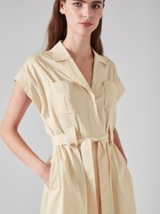 LK Bennett Ivy Cotton Utility-Style Shirt Dress - Image 3 of 3