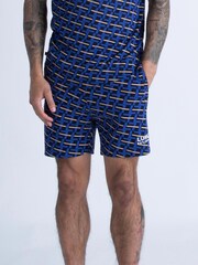 Luke 1977 Dark Cobalt Blue Dominica 100% Cotton Shorts - Image 1 of 8