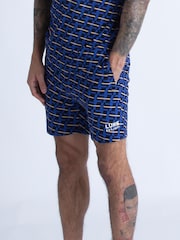 Luke 1977 Dark Cobalt Blue Dominica 100% Cotton Shorts - Image 3 of 8