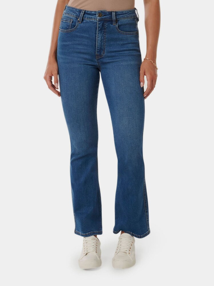 Forever New Blue Sacha Skinny Flare Jeans - Image 1 of 1