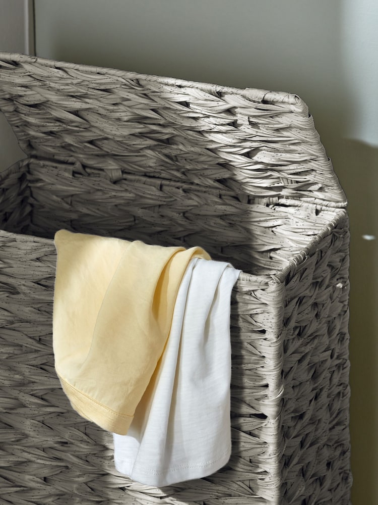 Grey Hepworth Wicker Slimline Laundry - Image 6 of 9