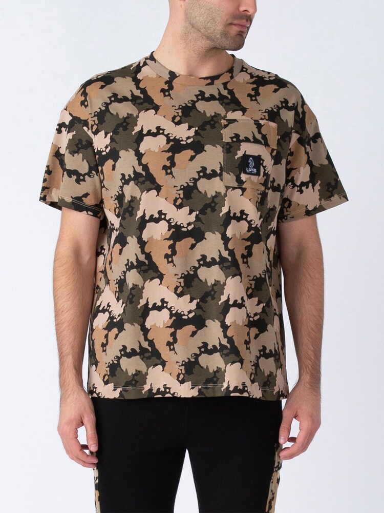 Luke 1977 All Over Memphis Multi 100% Cotton T-Shirt - Image 1 of 1 Luke 1977 All Over Memphis Multi 100% Cotton T-Shirt - Image 1 of 1