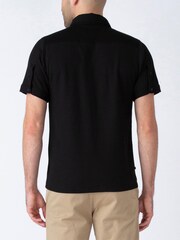 Luke 1977 Larry Textured Black Polo Shirt - Image 2 of 7