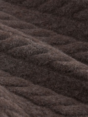 Dark Stone Regular Fit Premium Soufflé Crew Jumper with Wool - Image 7 of 7