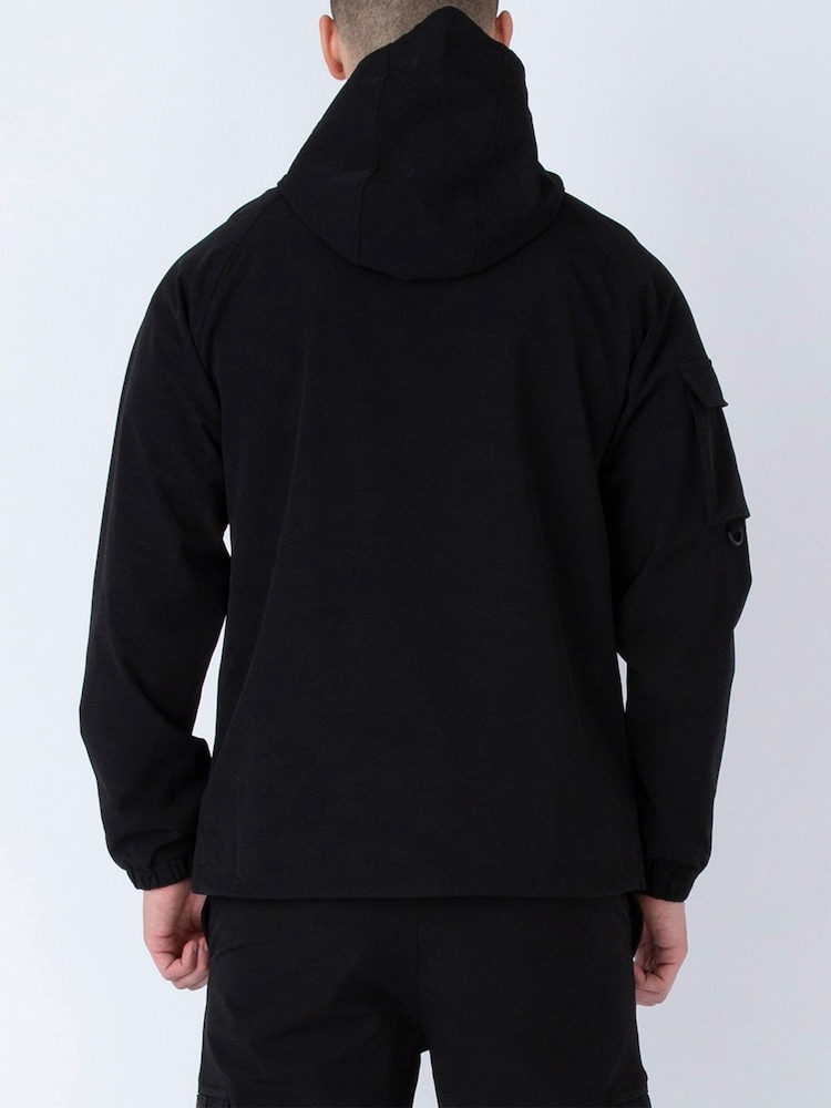 Luke 1977 Elements Hooded Black Jacket - Image 2 of 7