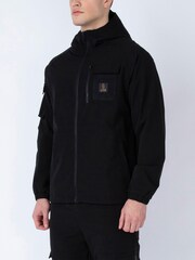 Luke 1977 Elements Hooded Black Jacket - Image 3 of 7