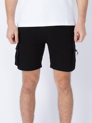 Luke 1977 Optimize Black Woven Shorts - Image 1 of 8