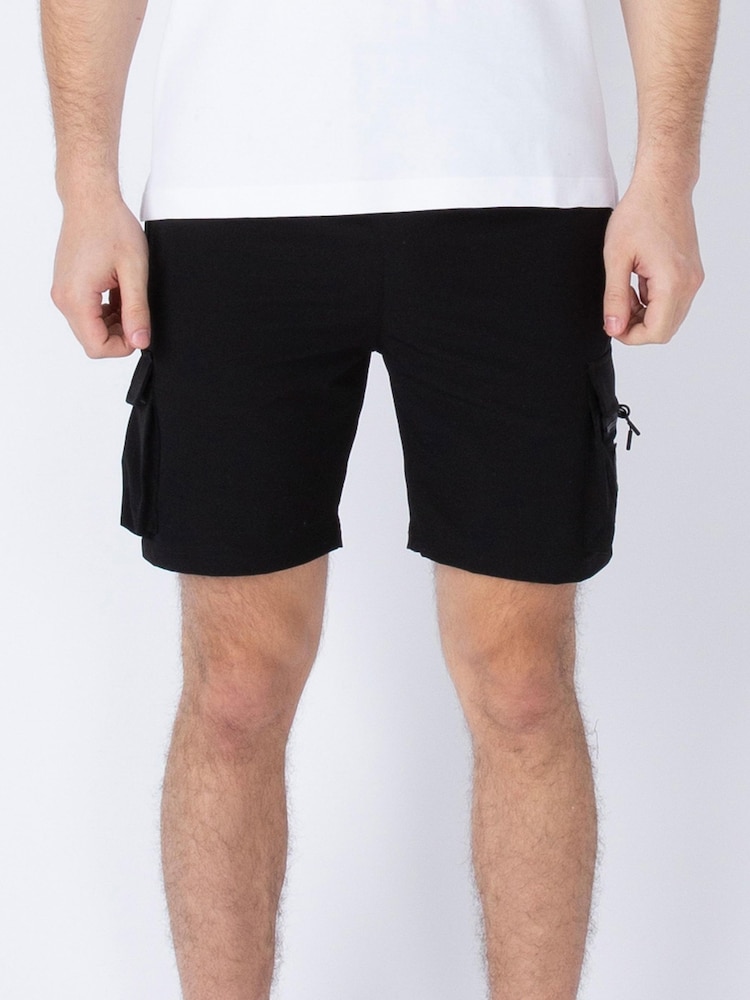 Luke 1977 Optimize Black Woven Shorts - Image 1 of 8