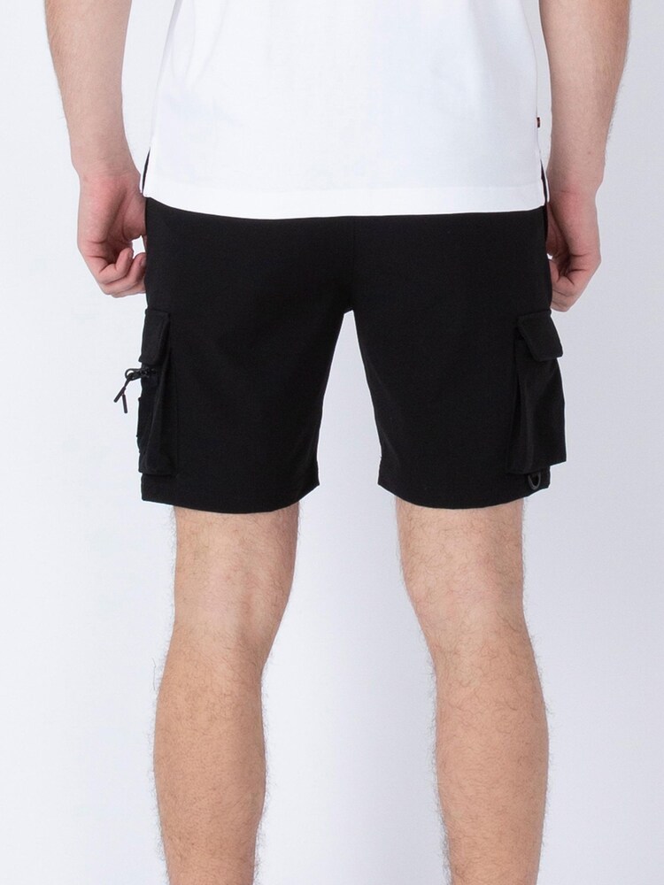 Luke 1977 Optimize Black Woven Shorts - Image 2 of 8