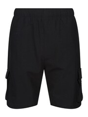 Luke 1977 Optimize Black Woven Shorts - Image 4 of 8