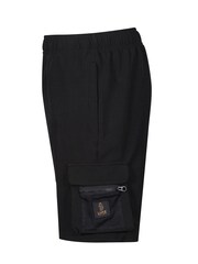 Luke 1977 Optimize Black Woven Shorts - Image 6 of 8