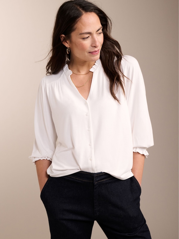 Baukjen Annie White Blouse - Image 1 of 4