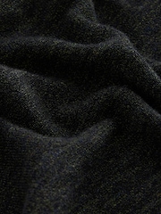 Green Marl Crew Neck Regular Mock Shirt Jumper - Image 6 of 7