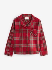 Red Check Matching Family Womens Christmas Flannel 100% Cotton Pyjamas - Image 8 of 10