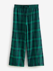 Grey/Green Womens 100% Cotton Matching Family Christmas Happy Holidays Pyjamas - Image 8 of 11
