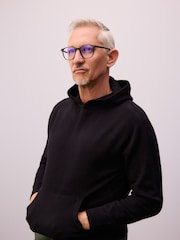Black Regular Fit Knit Hoodie with Wool - Image 1 of 6