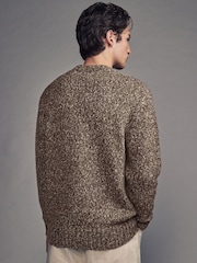 Neutral Relaxed Fit Textured Jumper - Image 3 of 7