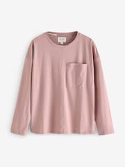 Pink Leaf 100% Cotton Long Sleeve Pyjamas - Image 6 of 8