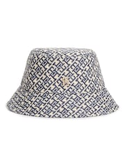 Tommy Hilfiger Monogram Jacquard Bucket Hat - Imagen 1 de 4