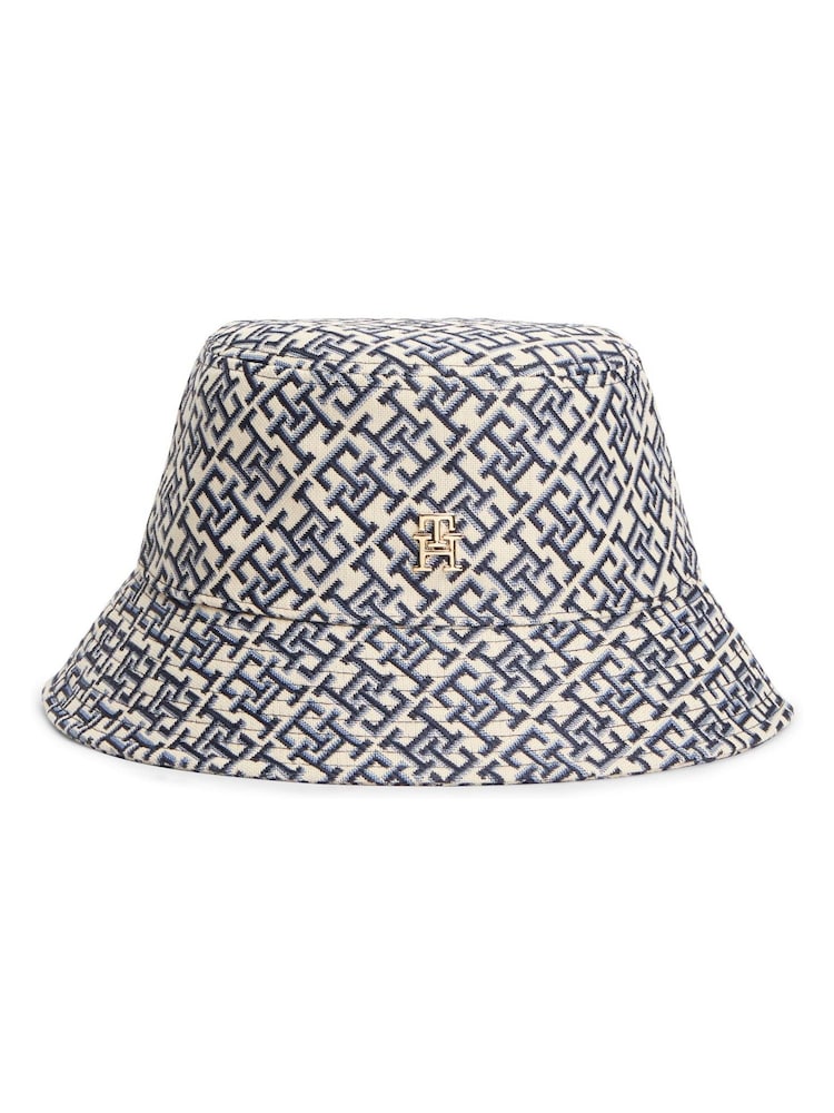 Tommy Hilfiger Monogram Jacquard Bucket Hat - Imagen 1 de 4 Tommy Hilfiger Monogram Jacquard Bucket Hat - Imagen 1 de 4