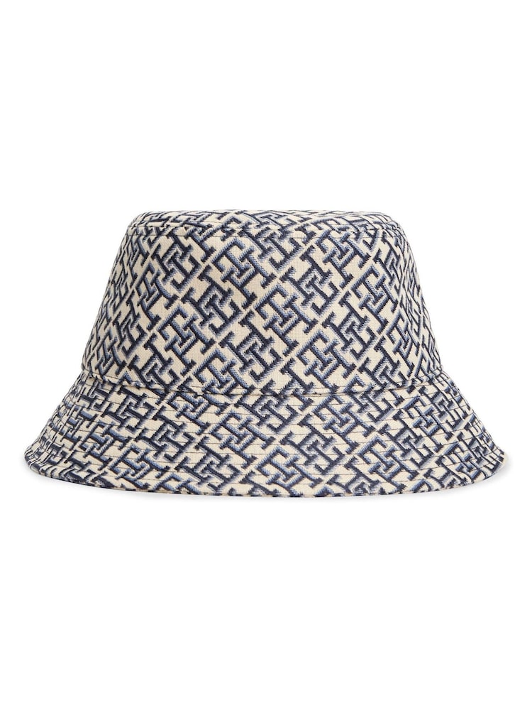 Tommy Hilfiger Monogram Jacquard Bucket Hat - Imagen 2 de 4 Tommy Hilfiger Monogram Jacquard Bucket Hat - Imagen 2 de 4