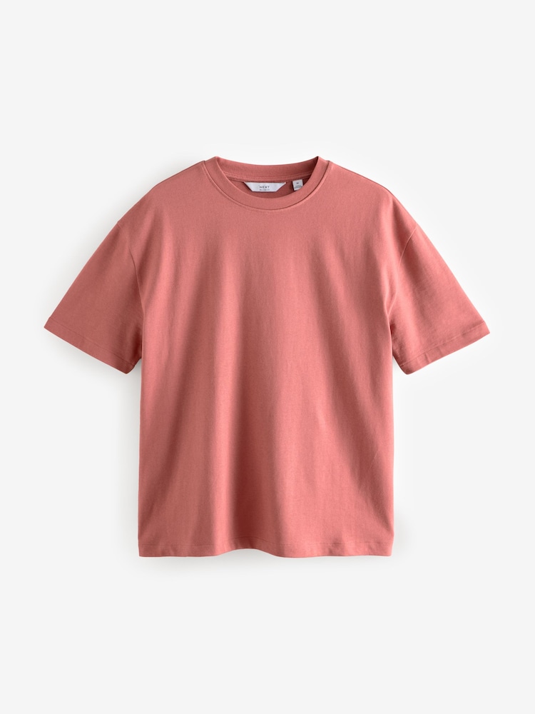 Rose blush - Coupe ample - T-shirt épais - Image 5 of 7