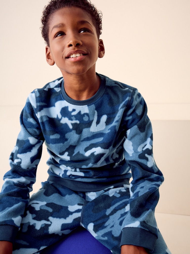 Camouflage de marine - Polaire simple Soft Touch avec élasthanne (3-16yrs) - Image 4 of 7