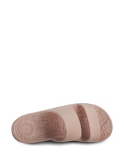 Totes Natural Ladies Bounce Double Strap Sliders - Image 4 of 5
