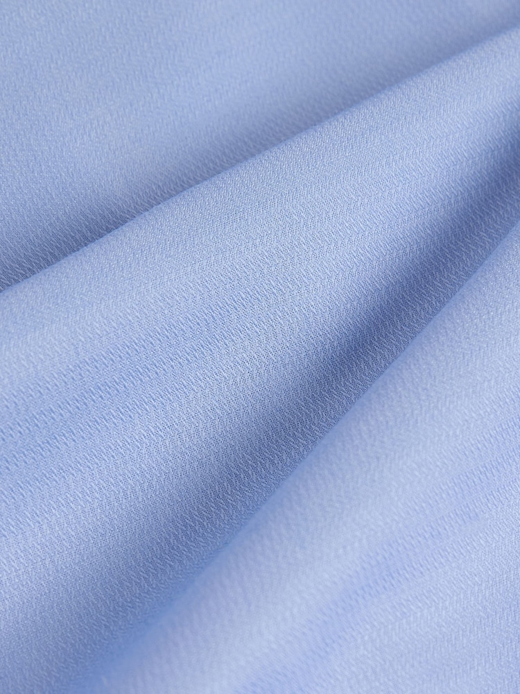 Blanc/Bleu - Lot de 3 chemises élégantes Coupesoles Easy Care texturées à poignets simples - Image 13 of 17