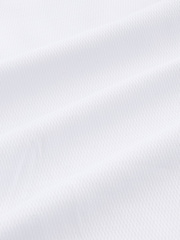 Blanc - Chemises intelligentes texturées faciles d'entretien, coupe slim à poignet simple 2 Pack - Image 11 de 11
