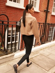 Noir - Brushed Jersey Denim Leggings - Image 3 de 7