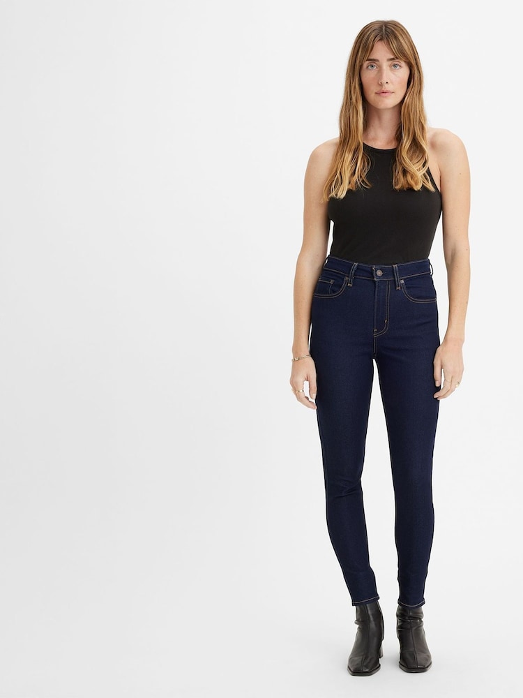 Levi's® Blue 721 High Rise Skinny Jeans - Image 1 of 3