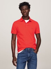 Rot - Tommy Hilfiger 1985 Polo-Shirt in Regular Fit - Bild 1 von 6
